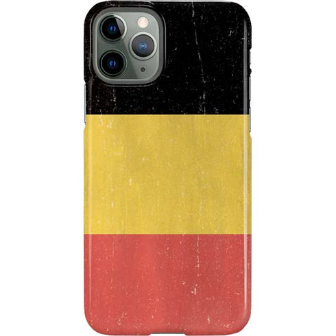 Belgium Flag Distressed iPhone 11 Pro Lite Case